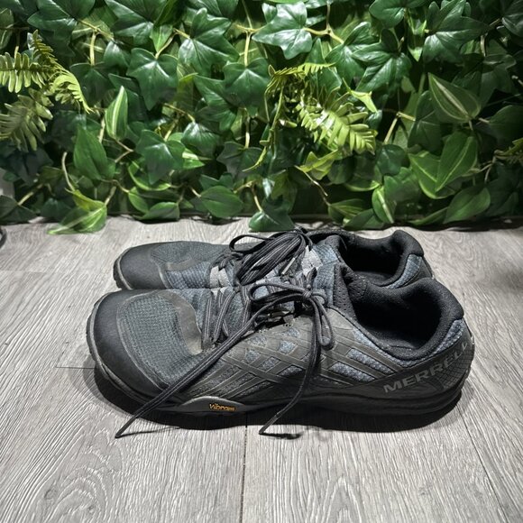 Merrell Trail Glove 4 Barefoot Black Running Shoes  J09673 Mens US Size 9.5 main image 4